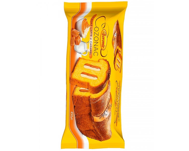 BOROMIR COZONAC LAPTE-CARAMEL 450G/9
